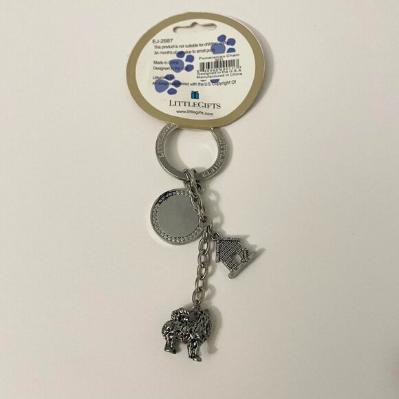 Little Gifts Pomeranian Dog Key Chain With Charms Dogs - Picture 14 of 16